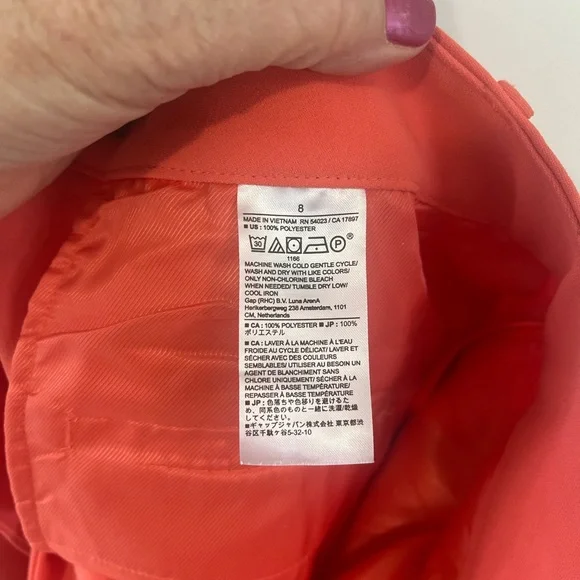 Banana Republic pleated pants coral dream - Picture 6 of 9